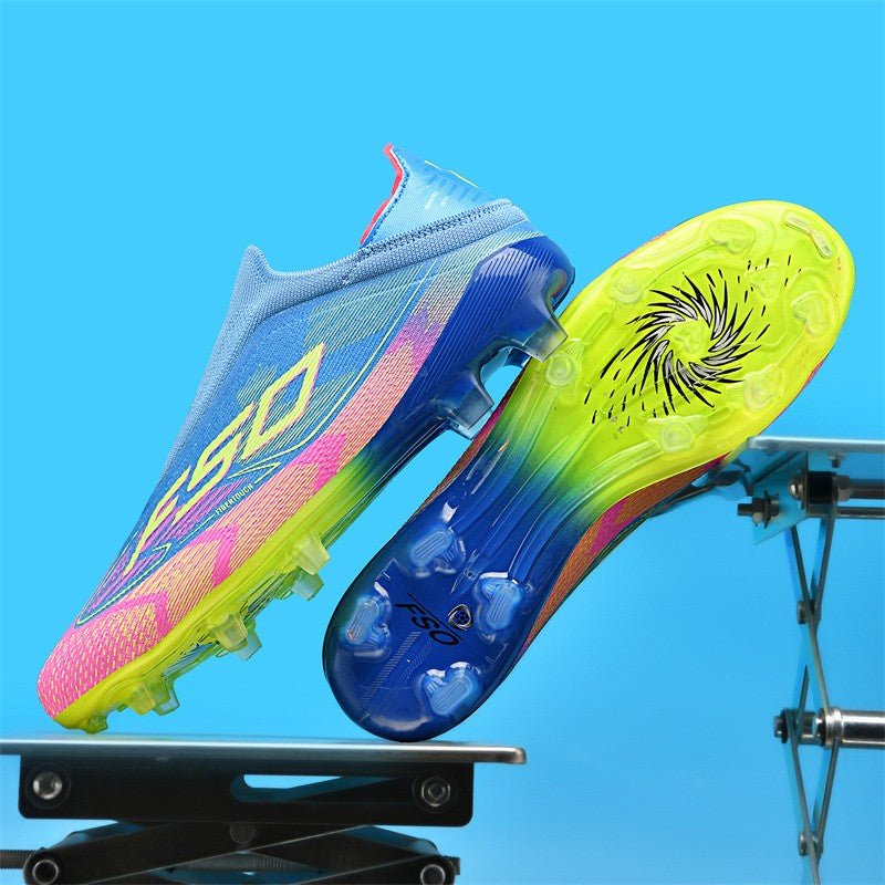 New Men Football Boots Non-Slip High-quality Soccer Shoes Grass Cleats High-top Futsal Sneakers Match Indoor Hot-selling Outdoor