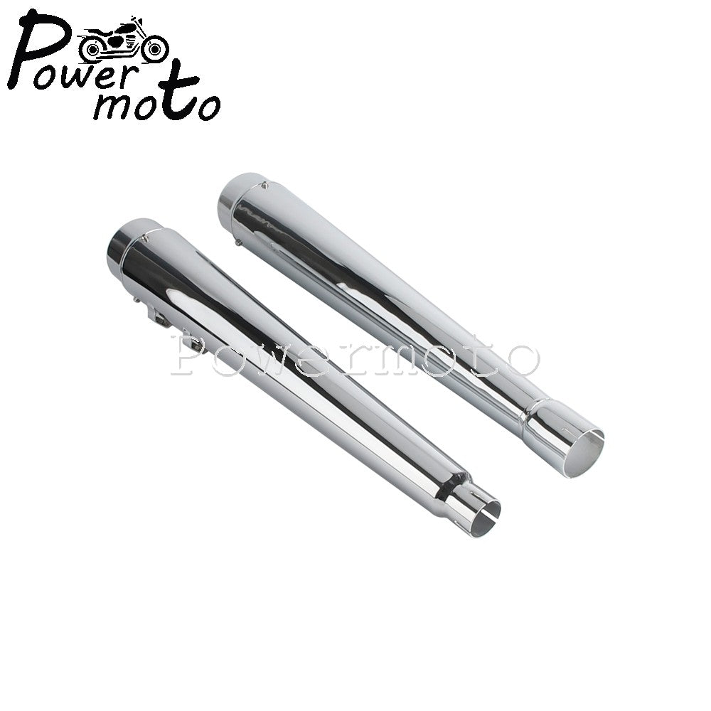 For Harley Touring Street Electra Glide Road King 2017-2023 FLHR FLHX FLTRX FLHTK Motorcycle Slip On Dual Exhaust Mufflers Pipes