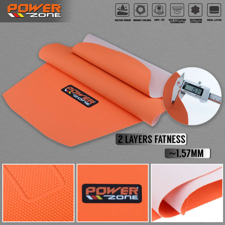 Powerzone Rib Ribbed Gripper Seat Cover in Waterproof Set Protection Antislip Upset Apply to For SXF EXC KXF CRF YZF WR TC TE