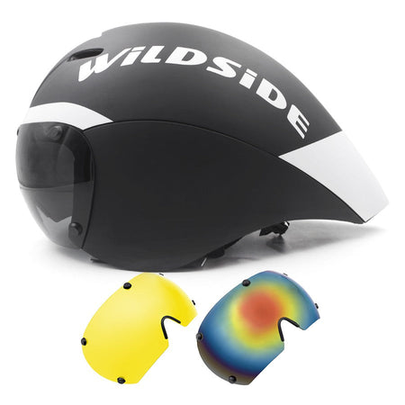 TT Cycling Helmet Lens Goggles Triathlon Tri Aero Road Bike Helmet Timetrial Race Bicycle Helmet Men Casco Ciclismo Accessories