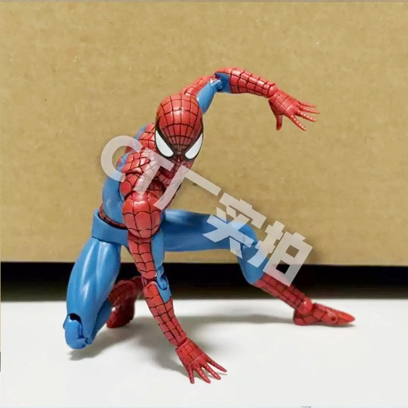 Ct Toys Spiderman Mafex 185 Classic Costume Anime Figure Ver Miles Morales 2099 Spider-man Action Figure Figurine Toys Kids Gift