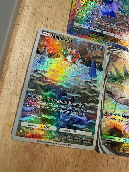 Diy Pokemon ptcg Pocket Self Control Collect Signature Trading Flash Card Anime Cartoon Christmas Diy Gift