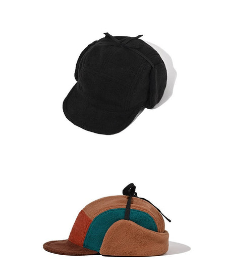 Windproof Thermal Fleece Winter Hat Five Panel Fisherman Style Cycling Outdoor Cold Weather Ear Protection for Winter Sports?