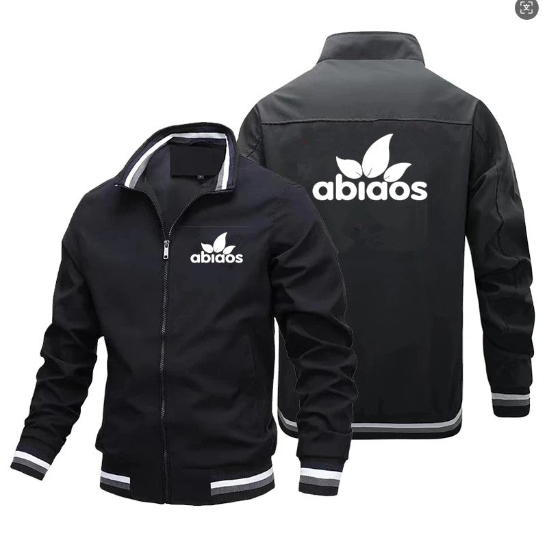 Spring And Autumn Fashion Stand-Up Casual Zipper Jacket High Quality Aviator Jacket Windproof Rainproof Outdoor Sports Jacket