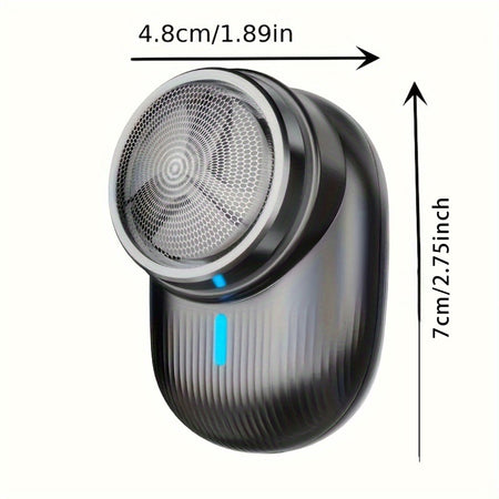1pc-rotary mini razor portable USB charger car-mounted small 3W electric razor