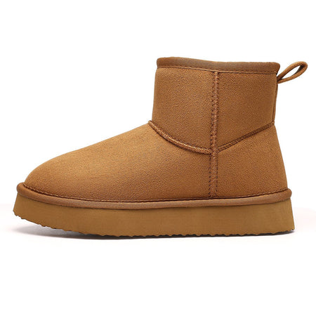 Kidmi Fashion Brand Women Snow Boots Winter Warm Platform Women Boots Outdoor Fuzzy Antiskid Home Women Boots Waterproof Boots