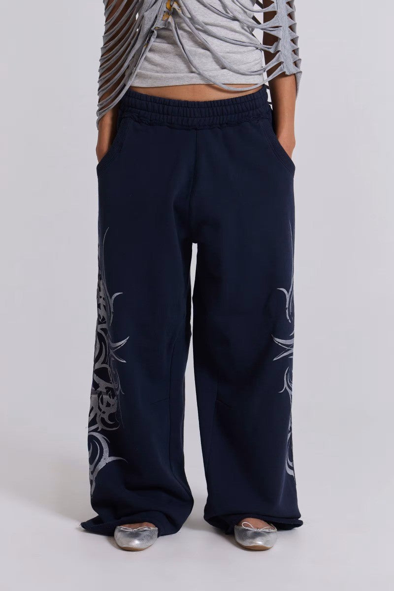 Harajuku Fashion Striped Sweatpants Men Women Baggy Trend Pants Retro Casual Comfortable Durable Training Outdoor Running Pants