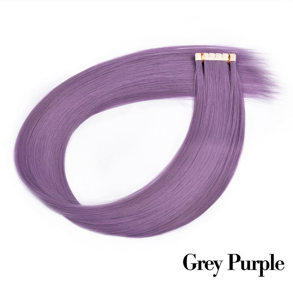 Synthetic Straight Tape In Hair Extensions 10pcs Natural Hair Extension 24inch For Women Invisible Double Sided Free Style