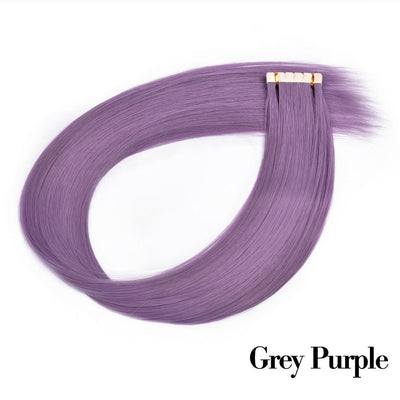 Synthetic Straight Tape In Hair Extensions 10pcs Natural Hair Extension 24inch For Women Invisible Double Sided Free Style