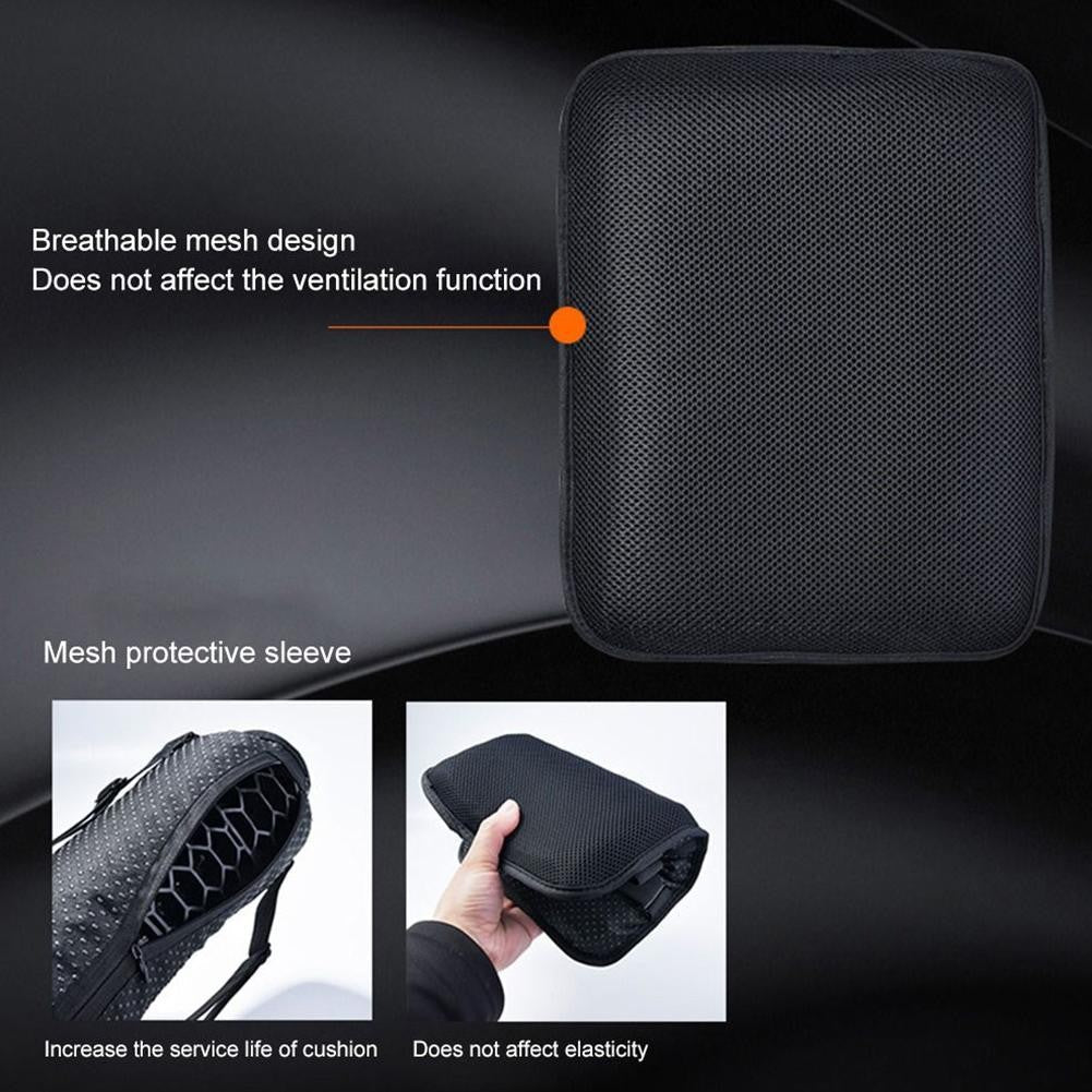 Pressure Relief Anti Slip Universal Comfortable Seat Cover Motorcycle Seat Cushion Gel Honeycomb Motorbike Accessories