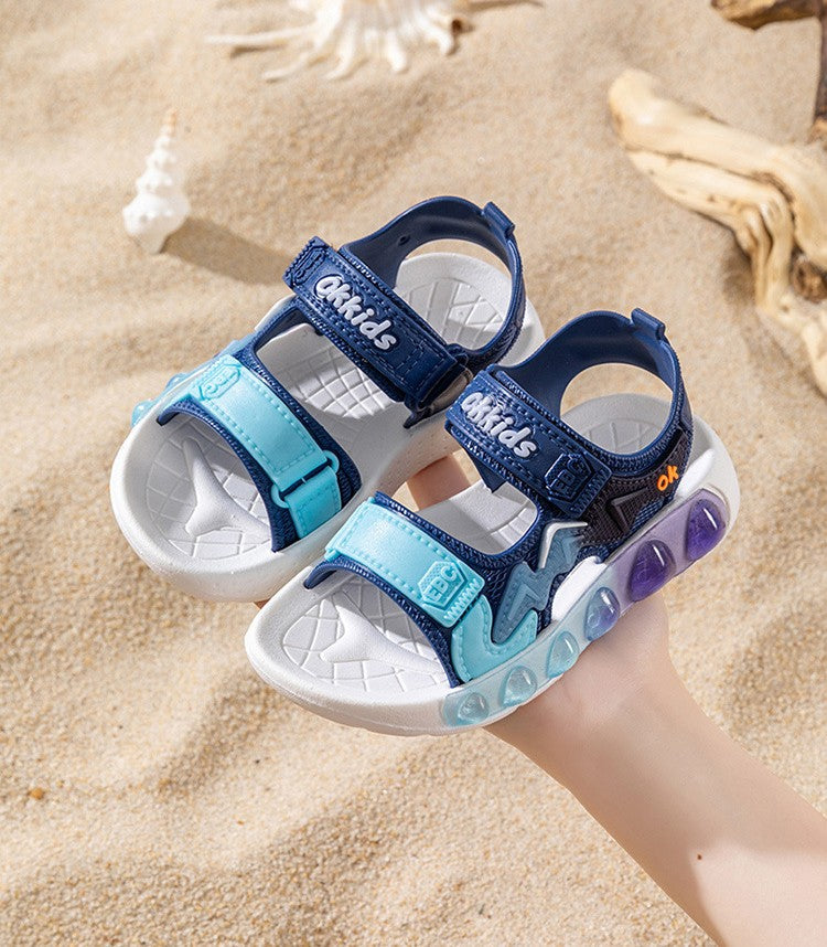New Summer Children's Soft Soled Sandals Anti Slip Breathable For Boys And Girls Water Wading Baby Beach Sandals