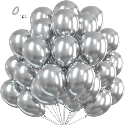 5/10/12inch Metallic Black Blue Balloon Chrome Hot Pink Rose Gold Balloon Baby Shower Boy Girl Birthday Wedding Party Decoration