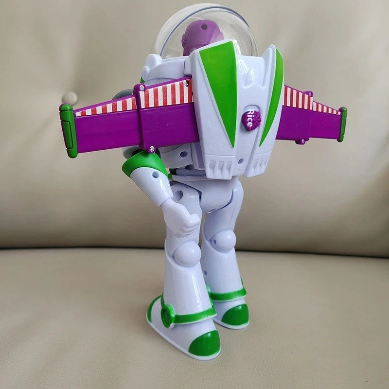 Disney Toy Story Buzz Lightyear Model Toys Piss Electric Walking Robot Doll Action Figure Toy Gift Birthday Toys Model For Kids
