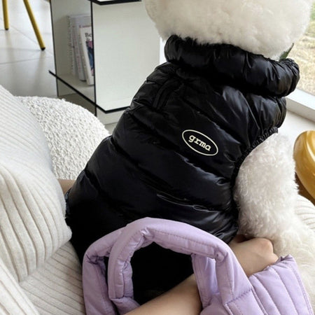Fashion Solid Dog Clothes Soft Warm Dog Jacket Winter Puppy Vest Coat Waterproof Cat Down Jacket Pet Costumes Chihuahua Supplies