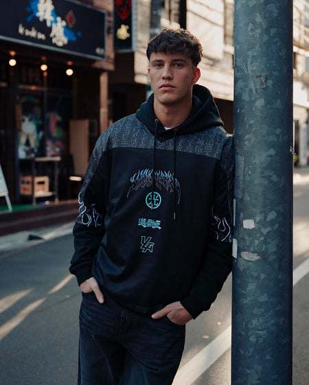 Young American oversized T-shirt summer new casual sports fitness quick drying breathable printed large mesh short sleeved shirt