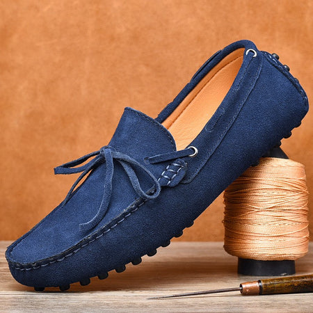 Fashion Men Shoes Genuine Leather Casual Summer Shoes Classic Mens Loafers Elegantes Slip On Flats Plus Size 49 Male Driving