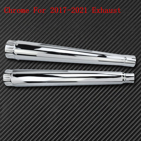 Motorcycle Megaphone Slip-On Mufflers Exhaust Pipes For Harley Touring Road Glide FLT Street Glide FLH Ultra Limited 2000-2020