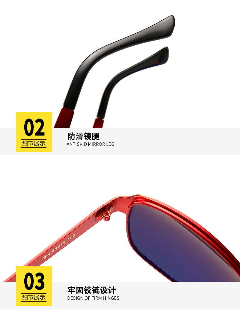 Audi Retro Oval UV400 Polarized Sunglasses for Men Women Motorcycle Glasses Anti-Glare Outdoor Adventure Shades 554