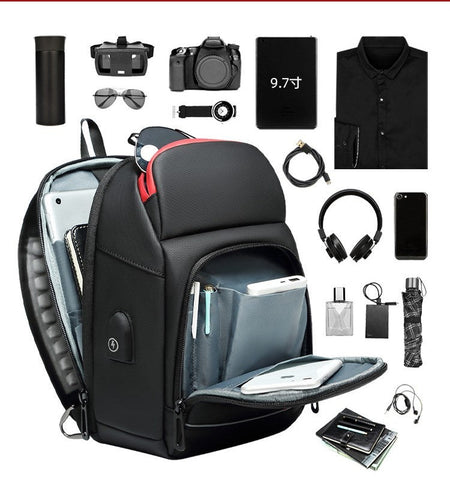 Men's Chest Bag Sling Bags for Men Waterproof Messenger Handbags Crossbody Shoulder Bag with USB Charging Husband Gift Bolsas