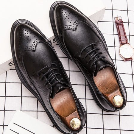 High Quality Men's Dress Shoes Classic Formal Oxford Leather Shoes Men Casual Brogues Business Shoes Man Loafers