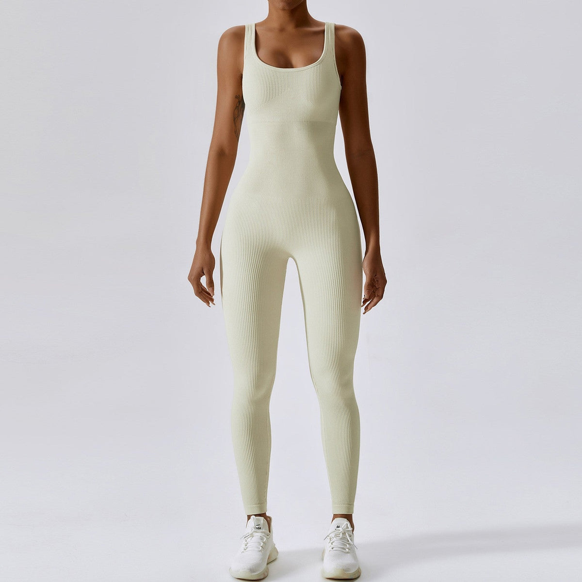 Spring Seamless One-Piece Yoga Suit Dance Belly Tightening Fitness Workout Set Stretch Bodysuit Gym Clothes Push Up Sportswear