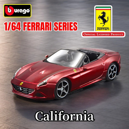 Bburago 1:64 Ferrari Enzo Replica Car Model Scale F40 F50 458 488 296 Diecast Traffic Miniature Art Figure Kid Boy Toy