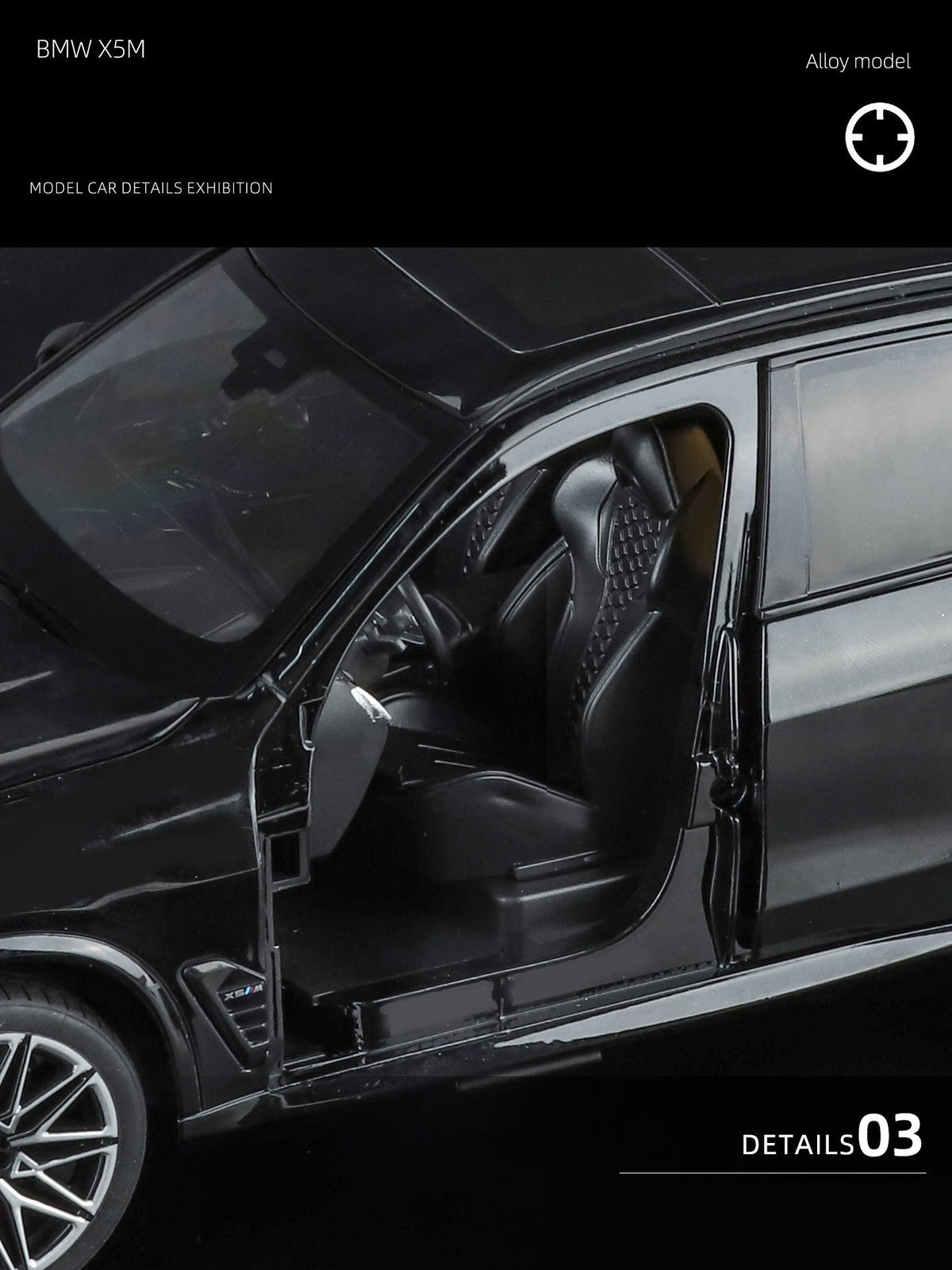 NEW 1:18 BMW X5M X5 F95 SUV Alloy Car Diecasts & Toy Vehicles Car Model Miniature Scale Model Car For Children