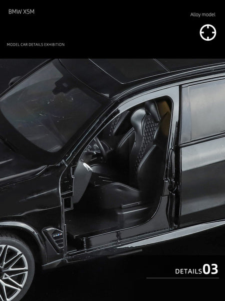 NEW 1:18 BMW X5M X5 F95 SUV Alloy Car Diecasts & Toy Vehicles Car Model Miniature Scale Model Car For Children