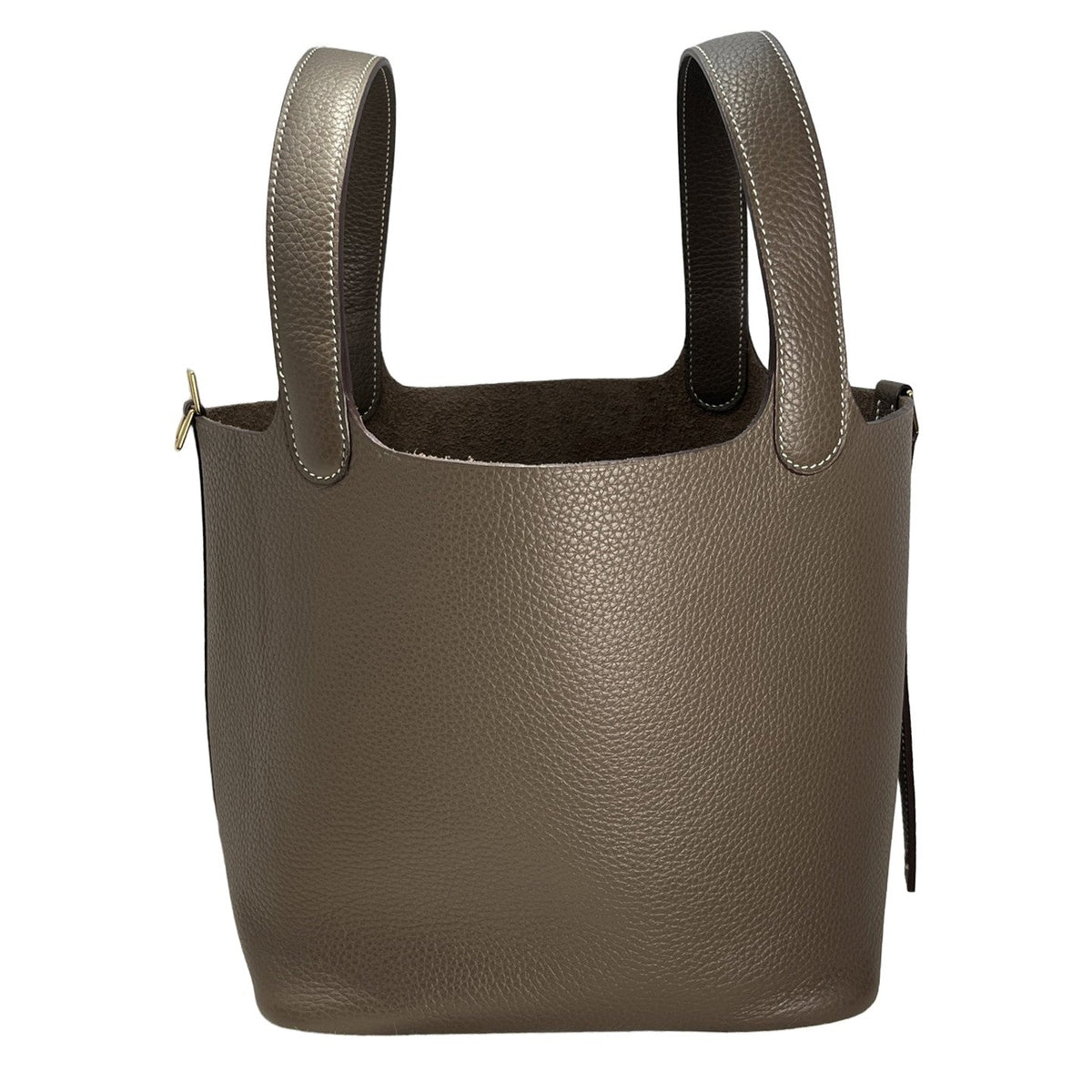 Mendy 22 CM Large size Top Quality Bucket Bags Women's Bag Lady Luxury Designer High End Bag TC Cowhide Golden Sliver