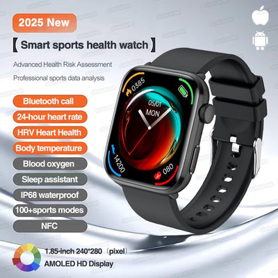 2025 New For Xiaomi Redmi Watch 5 Bluetooth Call GPS Tracking NFC Heart rate IP68 Waterproof Sport Fitness Smart bracelet Unisex