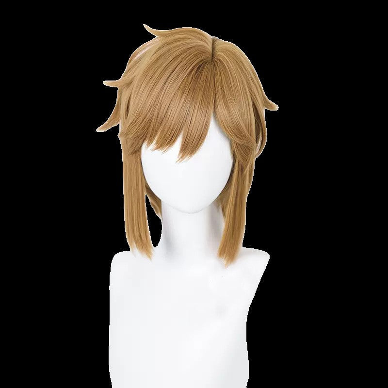 High Quality Link Wig Cosplay  Blonde Brown Wig Cosplay Anime Wigs Heat Resistant Synthetic Wigs Halloween Wigs