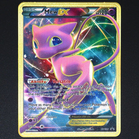 Pokemon 183200 Points High Hp  Gold Black English French Metal Cards Vmax Mega GX Game Collection Cards Charizard Pikachu Mewtwo