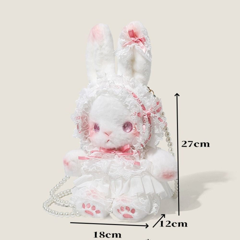 Kawaii Bunny Bag Princess Lolita Shoulder Bag Long-eared Rabbit Sweet Crossbody Bags