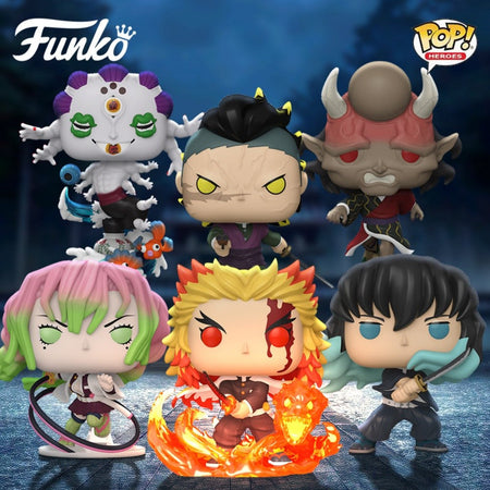 Funko Pop Demon Slayer Series Action Figure Muichiro Tokito Nine Pillars Flame God Anime Statue Dolls Collectible Toys Kids Gift