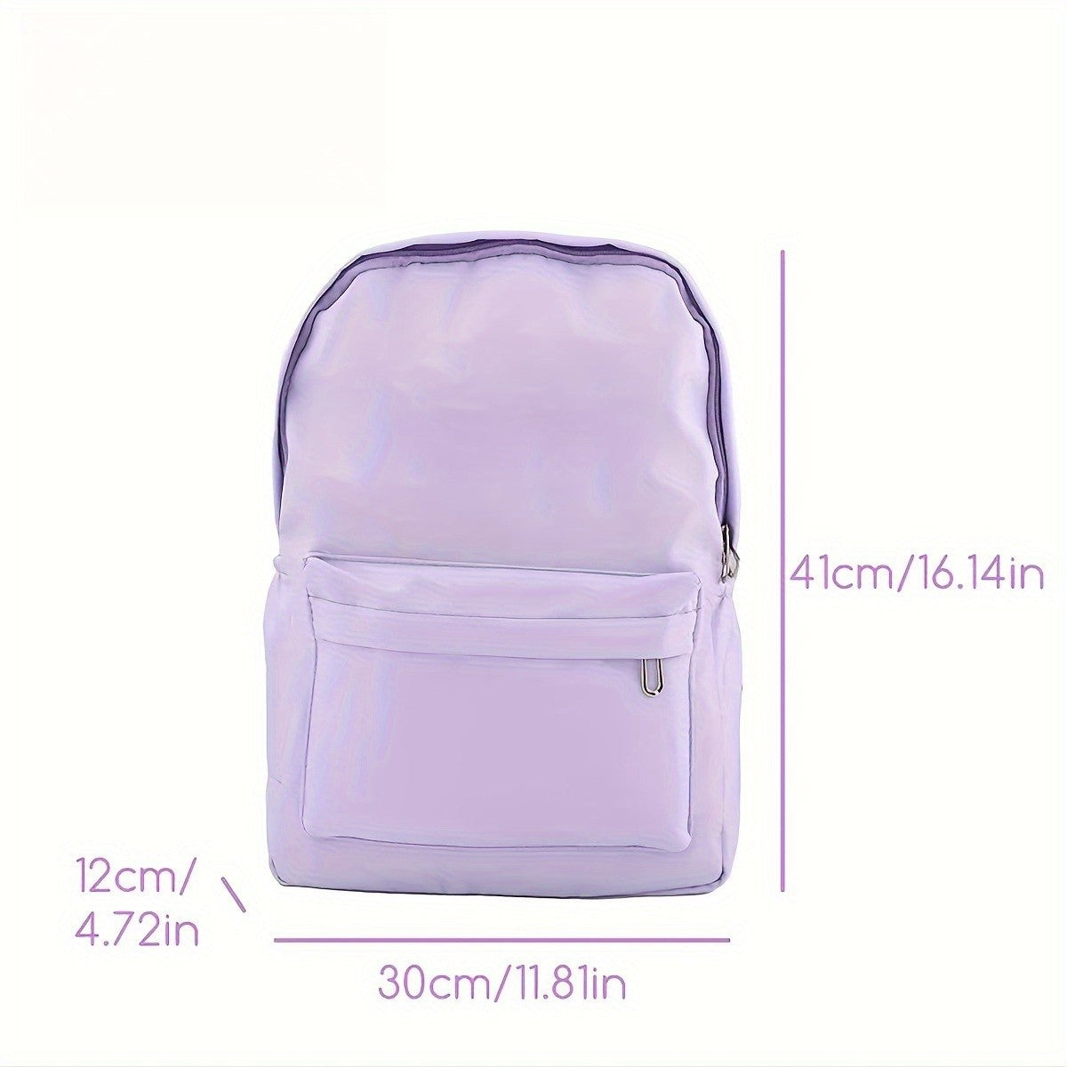 Customized Name Personalized Nylon Backpack Lightweight Practical Bag, Ideal Gift for School Season Daily Use Outdoor Activities