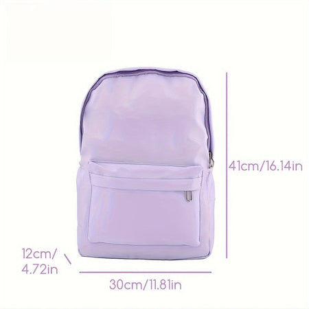 Customized Name Personalized Nylon Backpack Lightweight Practical Bag, Ideal Gift for School Season Daily Use Outdoor Activities