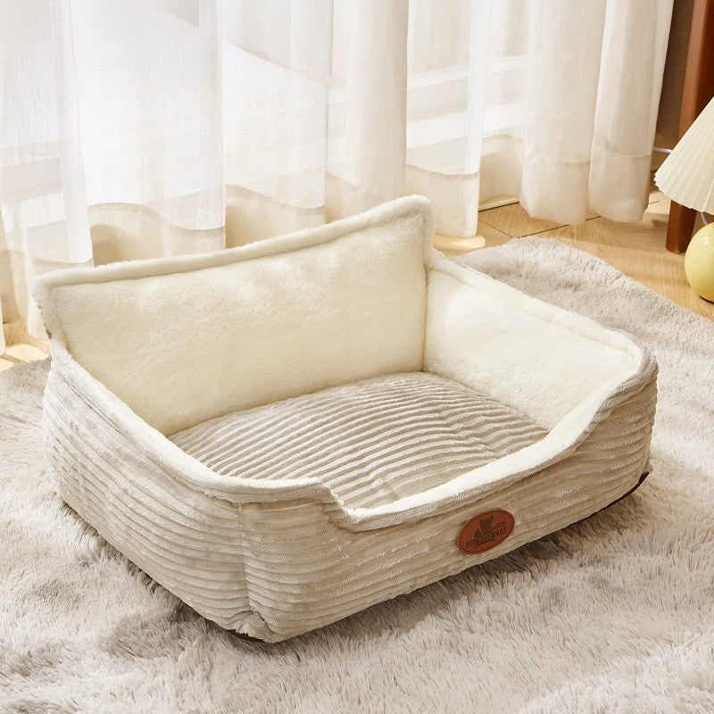 Pet Bed for Dogs and Cats Washable Dog Sofa for Small To Medium Breeds All-Season Mat Cozy Durable Dog Accessories Pet Supplies