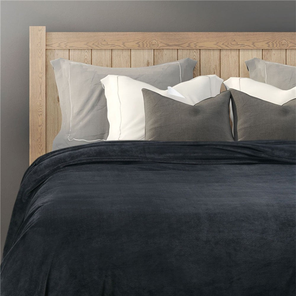 Spring Winter Winter Flannel Blanket Fluffy Warm Soft Sofa Cover Bedspread Solid Blue Black Coral Fleece Plush Blankets For Beds