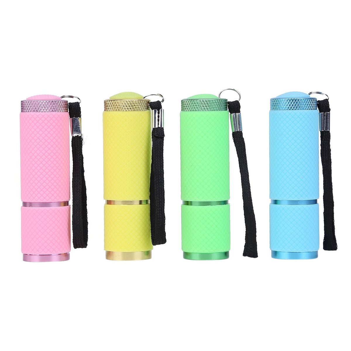 Mini Torch 9 LED Flashlight For Children Adult Aluminum Alloy Night Fishing LED Torch with Lanyard Outdoor Camping Light