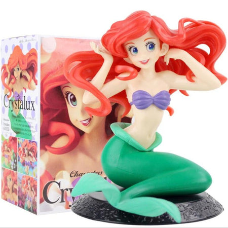 5 style Cartoon Q Posket Mermaid Princess Little Mermaid Super Premium Figure PVC Model Collecting toys Toy girls gift