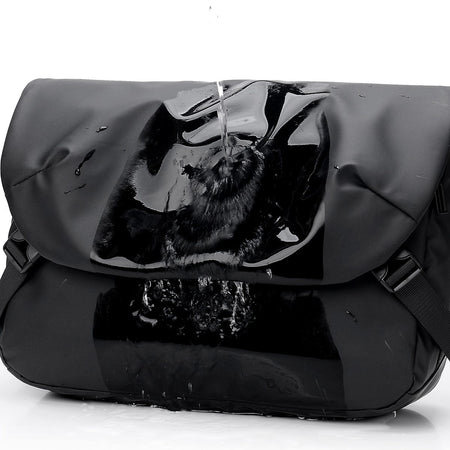 Minimalist Black Men's Shoulder Bag Male High Quality Waterproof Briefcase Crossbody Bag Business Style Messenger Bags for Men