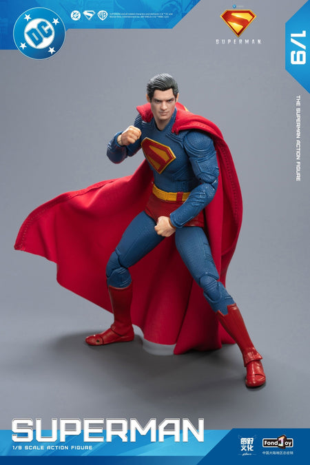 2026Hot Fondjoy Battle Damaged Superman Action Figure David Corenswet 1/9 New Superman Figure Pvc Joint Movable Kid Toy Boy Gift