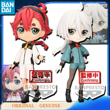 Bandai Original Genuine BANPRESTO SULETTA CHUATURY NIKA MIORINE ELAN GUEL Qposket Anime Action Figures Toys Gift Model Ornaments