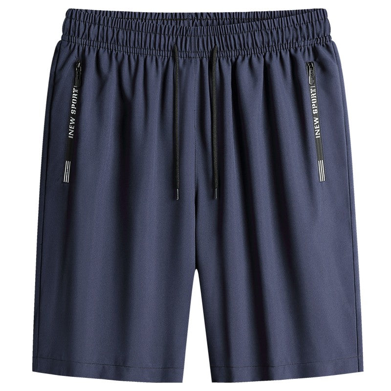 Breathable Running Jogging Men's Shorts Quick Dry Fashion Board Shorts Male Summer Elastic Casual Shorts Men Solid Color M-4XL