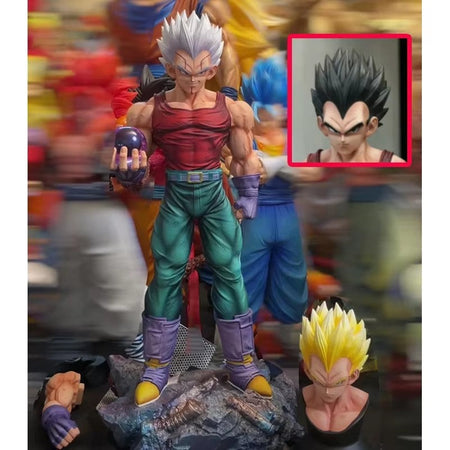 ?IN STOCK? JG studio 31cm Dragon Ball GT Baby&Vegeta Figure Super Saiyan anime Figures PVC Statue 2 heads Model Toys Gifts