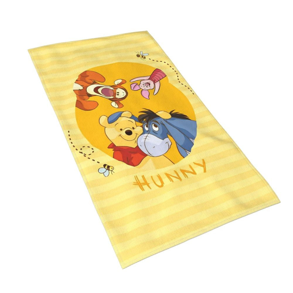 Winnie The Pooh Bear Piglet Merch Towel for Beach New Summer Microfiber Shower Towel No Sand Quick-Dry Surf Towels