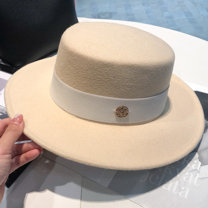 spring autumn fashion beach 2025 Women's hat fedoras elegant chapel Men's panama hat fascinator Wedding picture felt Bowler new