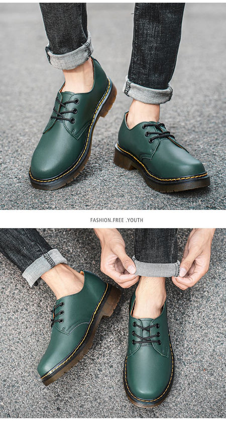 Men's genuine leather formal shoes work shoes classic business casual leather shoes fashionable women's shoes plus size shoes
