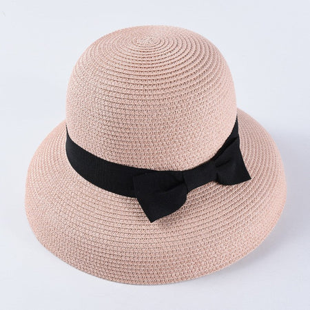 USPOP New women sun hats fashion bow straw hats casual summer wide brim drooping beach hat female summer hat