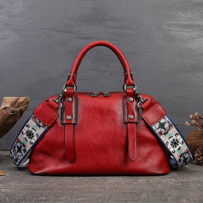 MOTAORA 2025 New Genuine Leather Satchel Tote Bag Top Handle Handbag Designer Shoulder Bag Large Capacity Cross Body Bag Vintage